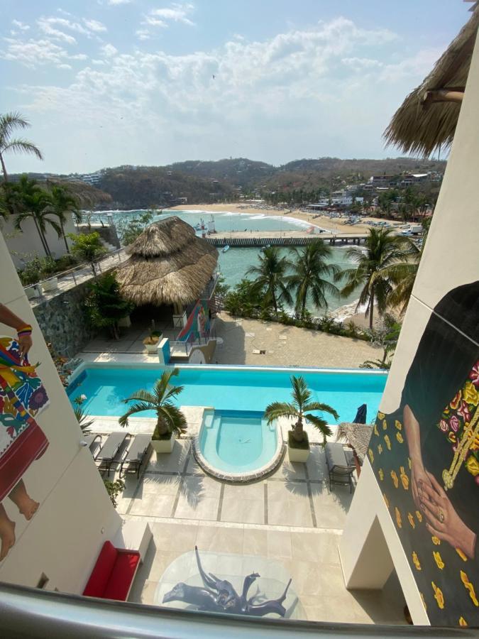 Hotel Casa Justina Puerto Ángel 외부 사진